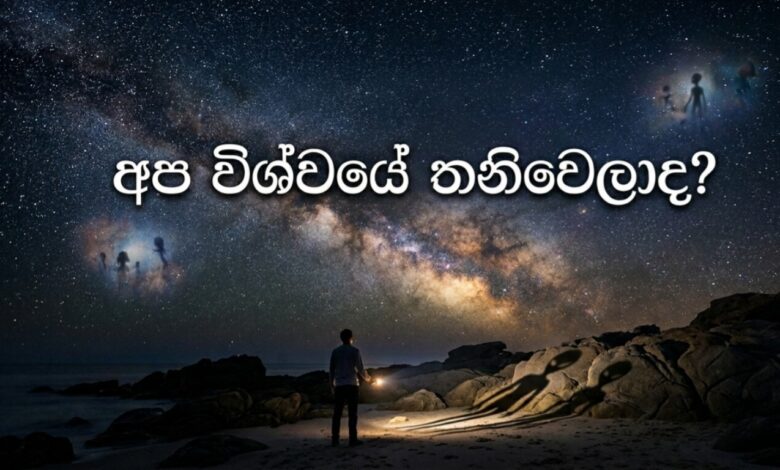 අප විශ්වයේ තනිවෙලාද?