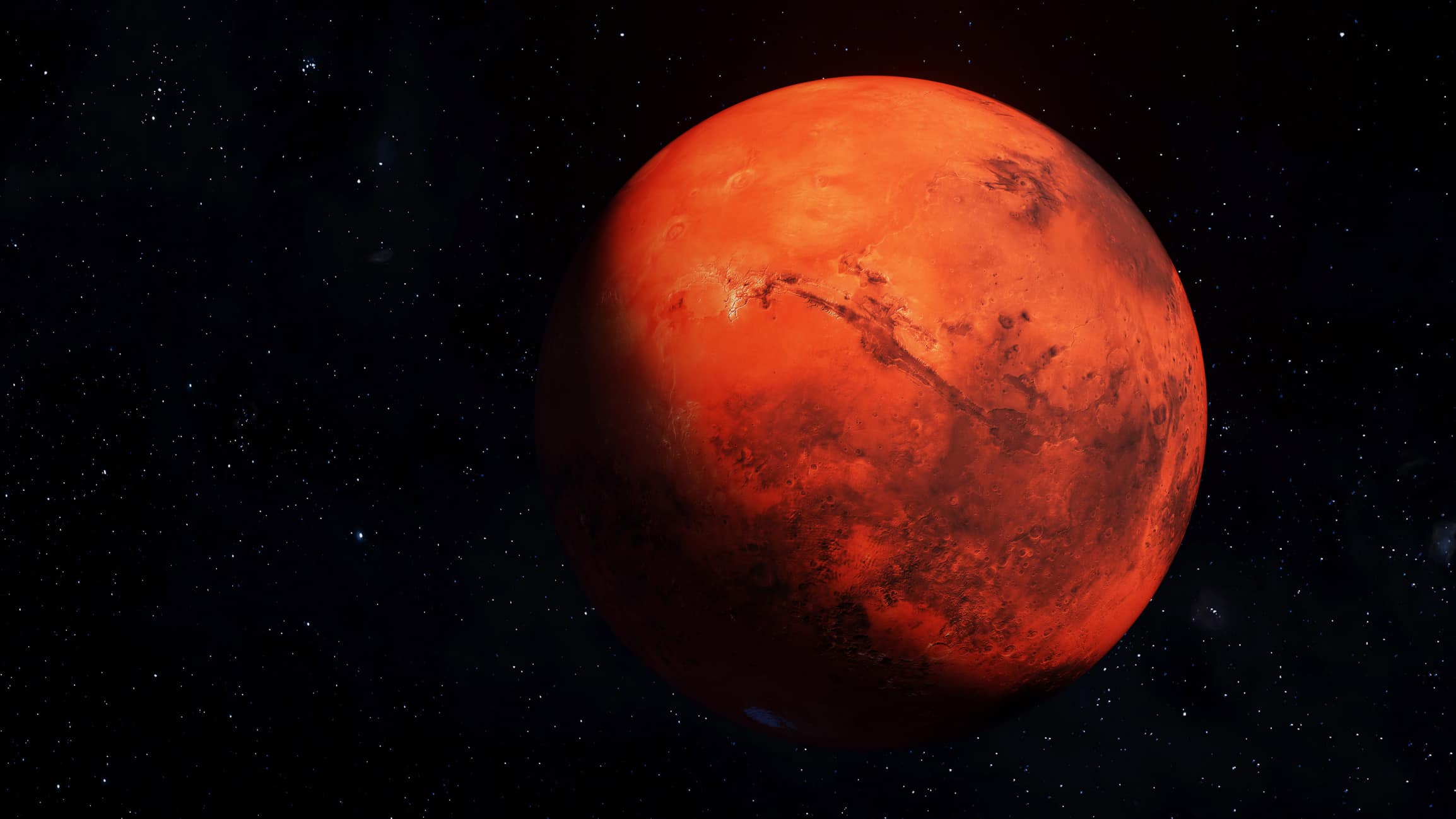 Did you know that Mars is known as the Red Planet because of iron oxide (like rust) in its soil?