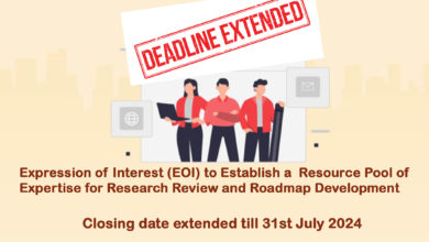 Call for  EOI deadline Extended till 31st July 2024