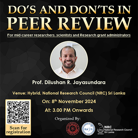 Do’s and Don’ts in Peer Review Do’s and Don’ts in Peer Review