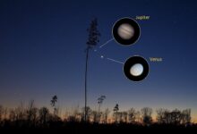 Conjunction of the Jupiter Venus On August 12, 2025
