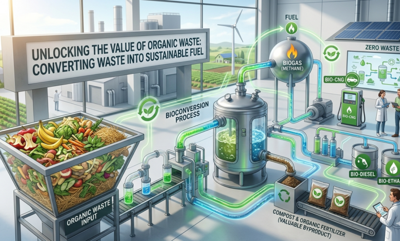 Unlocking the Value of Organic Waste: Converting Waste into Sustainable Fuel