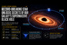 Record-Breaking Star Unlocks Secrets of Our Galaxy’s Supermassive Black Hole